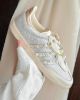 圖片 Adidas Originals Samba OG 珍珠香檳 米杏色 淺灰色 香檳金 絲綢 珍珠 金鍊 復古 德訓鞋 T頭鞋 JQ2616/預購