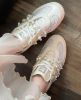 圖片 Adidas Originals Samba OG 珍珠香檳 米杏色 淺灰色 香檳金 絲綢 珍珠 金鍊 復古 德訓鞋 T頭鞋 JQ2616/預購