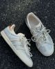 圖片 Adidas Originals Samba OG 珍珠香檳 米杏色 淺灰色 香檳金 絲綢 珍珠 金鍊 復古 德訓鞋 T頭鞋 JQ2616/預購