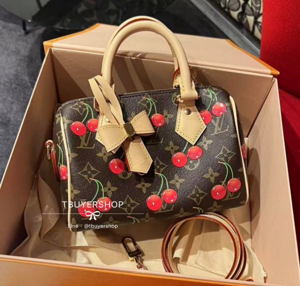 圖片 LV x 村上隆Cherry🍒櫻桃聯名系列 Speedy20 含盒子 送禮也很棒