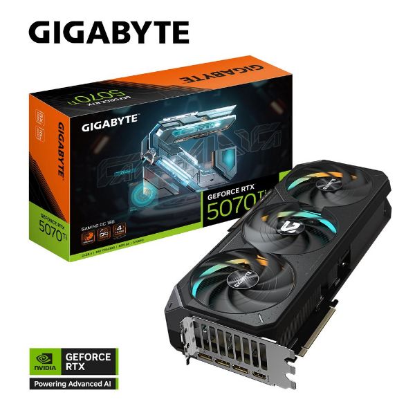圖片 【GIGABYTE 技嘉】RTX 5070 Ti GAMING OC 16G (N507TGAMING OC-16GD)	