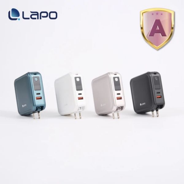 圖片 LaPO WT-08P 11200mAh 全功能無線充電行動電源_43.12Wh_具Wh標示  (TC:TypeC+TypeC)