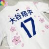 圖片 𝐌𝐫.𝐏𝐚𝐧𝐠𝐤𝐚©現貨❤️村上隆 x MLB 大谷翔平 漢字櫻花球衣 中文字 聯名 限量 小花 球衣 櫻花 東京開幕戰