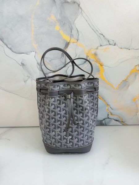 圖片 「M.Y精品」 Goyard 水桶包 PetitFlot 高級灰