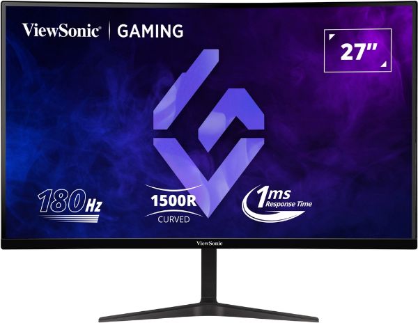 圖片 ViewSonic 優派 VX2718-2KPC-MHD 27型 VA 2K 180Hz 曲面電競螢幕(1500R/內建喇叭//FreeSync/1ms)