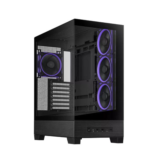 圖片 【ASUS 華碩】A31 PLUS 電腦機殼 全景玻璃 黑色