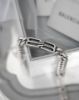 圖片 BALENCIAGA BB LOGO手鍊-銀色(尺寸L)(預購)