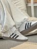 圖片 限時折扣接單!!!!Adidas Neo VL Court 米灰色 黑色 麂皮 焦糖底 復古 板鞋 休閒鞋 德訓鞋 JR2560/預購