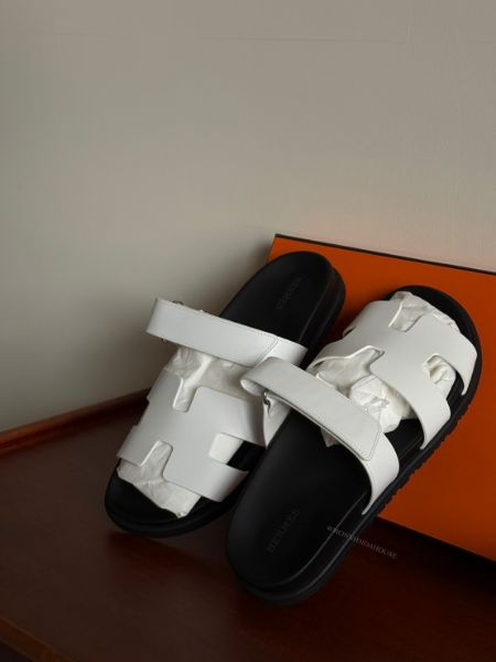 圖片 #在台現貨  Hermes愛馬仕二舅鞋 白色