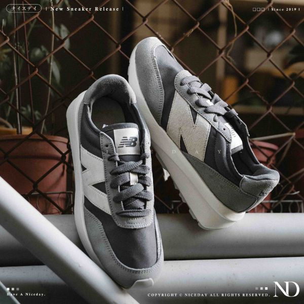 NICEDAY 現貨 New Balance 370 灰白 白灰 經典 灰 慢跑 機能 運動 男女鞋 U370PD