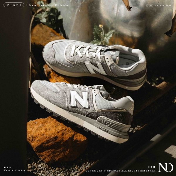 NICEDAY 現貨 New Balance 574 奶灰 淺灰 奶油灰 灰 麂皮 復古 男女鞋 U574LGDG