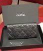 圖片 Chanel cf 黑金 荔枝皮 信封長夾