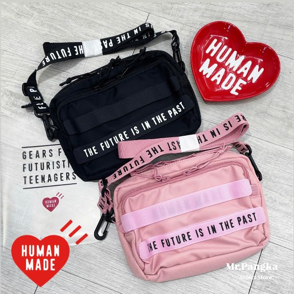圖片 𝐌𝐫.𝐏𝐚𝐧𝐠𝐤𝐚©現貨🖤🩷HUMAN MADE MILITARY POUCH 2025新款 肩背包 側背包 小包