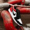 NICEDAY 現貨 Air Jordan 1 Low 2025 Black Toe 黑腳趾 黑 白 紅 經典 復刻 紅白 IB8971-106