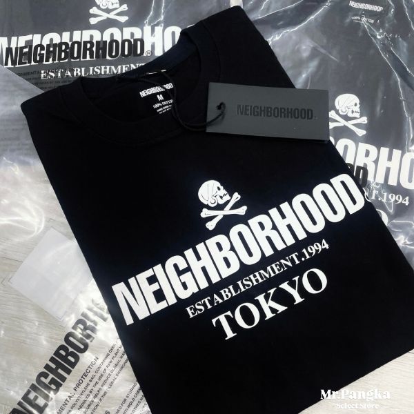 圖片 𝐌𝐫.𝐏𝐚𝐧𝐠𝐤𝐚©現貨🖤NEIGHBORHOOD TOKYO LOGO 骷顱 短T NBHD 東京限定 黑色 短袖