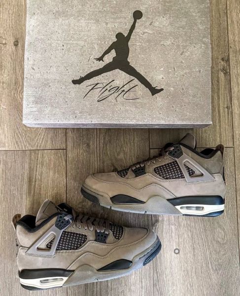 圖片 NIKE Air Jordan 4 "Cave Stone and Black" 摩卡 男鞋 休閒鞋 FV5029-200
