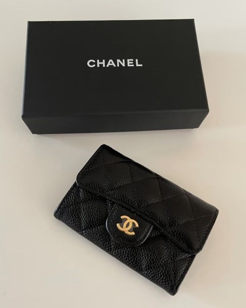 圖片 香奈兒 CHANEL 25b 新款 單層帶拉鍊卡包