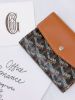 圖片 Goyard 信封三折短夾附零錢袋 棕色