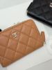 圖片 香奈兒 CHANEL 新款 大ㄇ拉 奶茶色大錢包