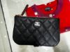 圖片 Chanel 香奈兒 一字拉鍊零錢包 黑金