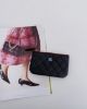 圖片 Chanel 香奈兒 一字拉鍊零錢包 黑金