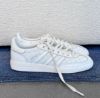 圖片 Adidas Originals Handball Spezial 珠光白 白色 小香風 漆皮 菱格紋 復古 德訓鞋 T頭鞋 KJ0854/預購