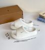 圖片 Nike Calm Elevation Slide 象牙白 珊瑚粉 小勾 厚底 拖鞋 增高 女款 HJ5601/預購