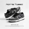 圖片 NICEDAY 代購 Harris Tweed x Nike Dunk Low 手工 編織 羊毛 格紋 黑白 聯名 HQ5036-901