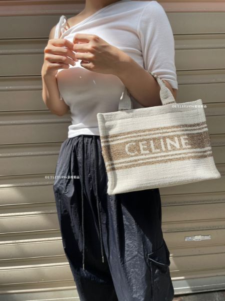 圖片 CELINE棕色帆布包