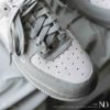 NICEDAY 代購 Nike Air Force 1 北極熊 白灰 灰白 小勾 白 麂皮 菸灰 HV3876-077