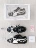 圖片 Rosé x Puma Speedcat Leather 黑白色 Rose 黑色 皮革 雙鞋帶 外縫線 復古 賽車鞋 薄底鞋 朴彩英 404390-02/預購