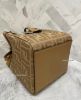圖片 Fendi Origami MINI 米色水桶包｜托特包 