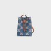 圖片 新款 ⚘ CELINE TRIOMPHE BAG 牛仔藍水桶包｜斜背包