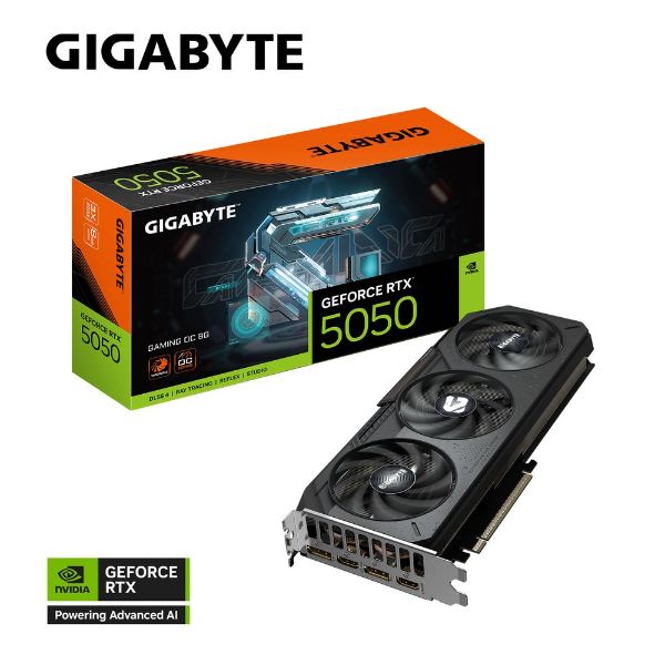 圖片 【GIGABYTE 技嘉】RTX 5050 GAMING OC 8G 顯示卡 N5050GAMING OC-8GD