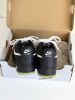圖片 Nike Air Force 1 AF1 黑白色 黑武士 黑白武士 皮革 寬鞋帶 焦糖底 大童款 HQ1911-001/預購