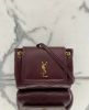 圖片 《現貨2~3日可收到! 》 SAINT LAURENT YSL Nolita小羊皮鏈袋包 (酒紅色)