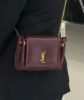 圖片 《現貨2~3日可收到! 》 SAINT LAURENT YSL Nolita小羊皮鏈袋包 (酒紅色)