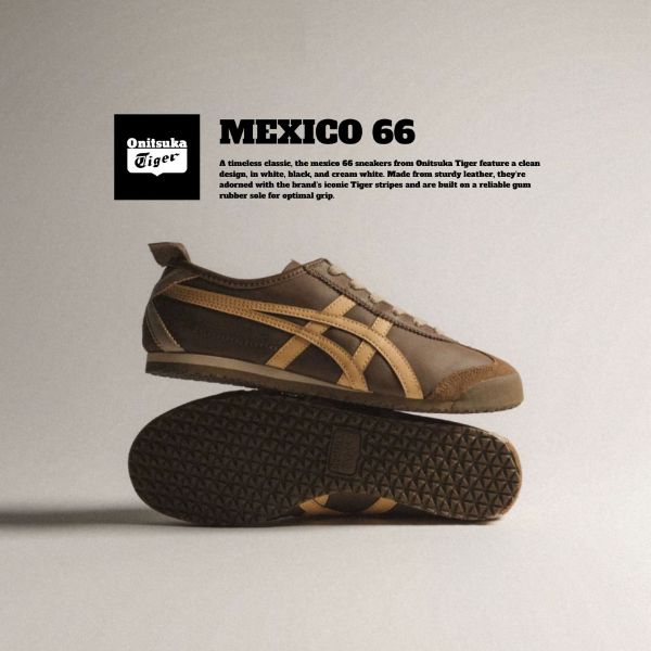 NICEDAY 代購 Onitsuka Tiger MEXICO 66 鬼塚虎 摩卡 棕 米黃 虎爪 1183C102-203