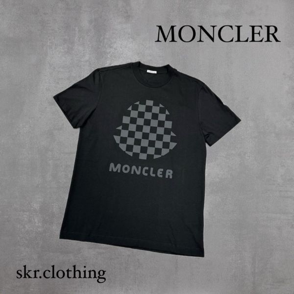 圖片 ［SKR精品服飾］MONCLER蒙口 棋盤格logo 短T