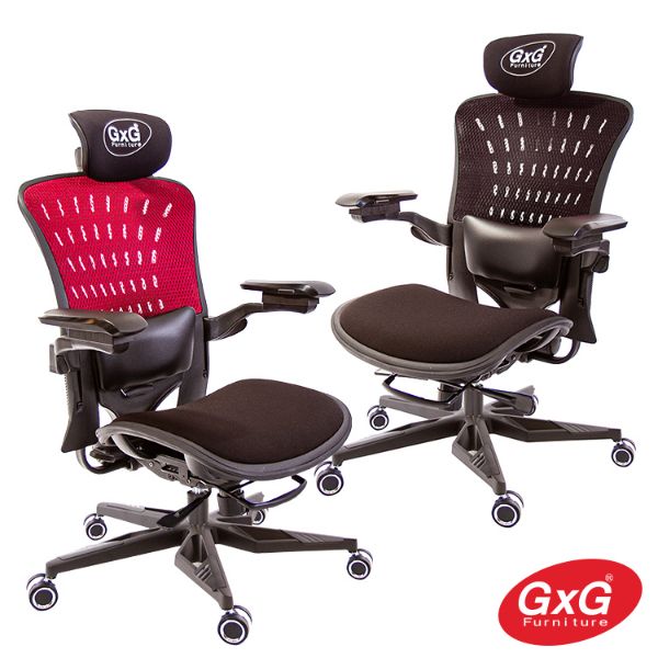 圖片 GXG  TANK 高背麂皮座 電腦椅(坦克黑) TW-82Z8KGA3 (黑色)