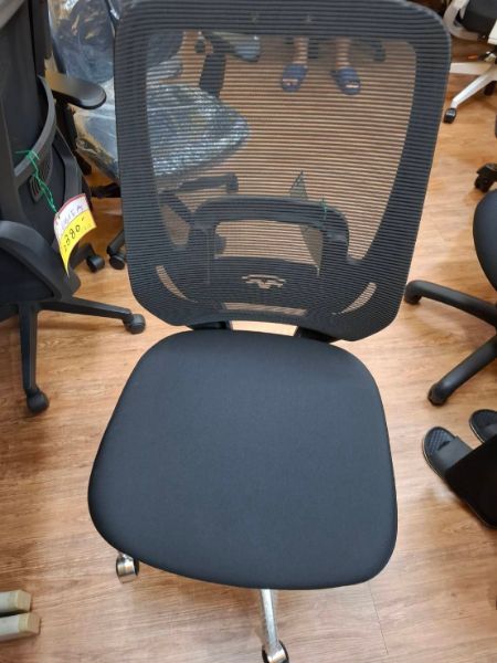 圖片 GXG 短背 半網電腦椅 TW-8368EA (T字固定手/平面尼龍腳)