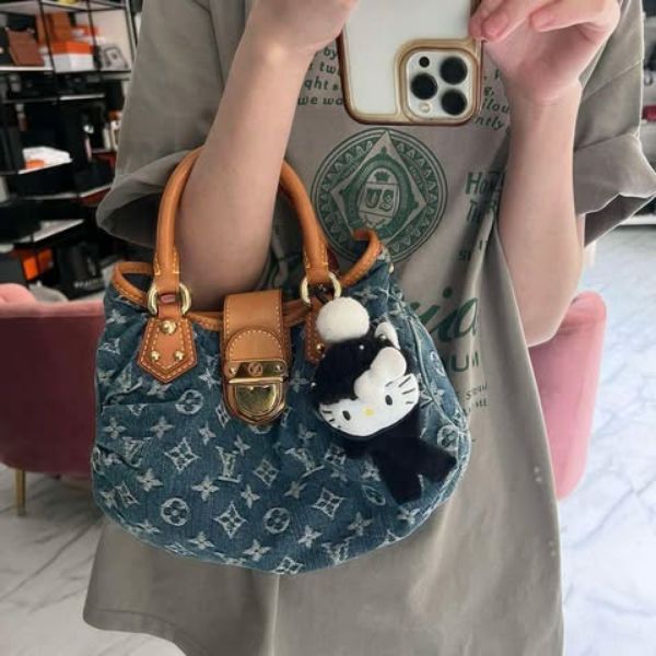 圖片 Lv 牛仔中古元寶包
