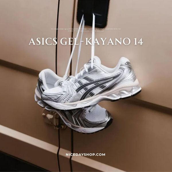 NICEDAY 代購 Asics Gel-Kayano 14 銀 白 黑 奶油底 2025 復古 慢跑 機能 1203A537-110