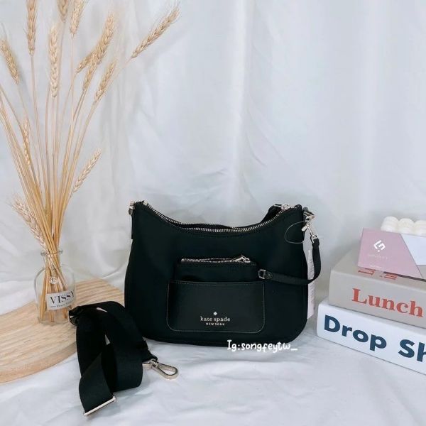 圖片  kate spade 1+1尼龍半月包 月牙包 斜背包