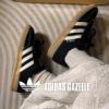 NICEDAY 代購 ADIDAS GAZELLE INDOOR 黑 奶油 編織 皮革 縫線 男女鞋 JQ7084