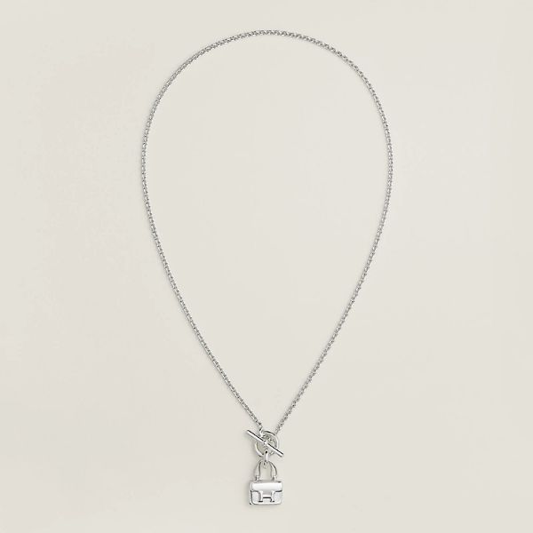 圖片 Hermes Amulettes Constance 康康包銀項鍊
