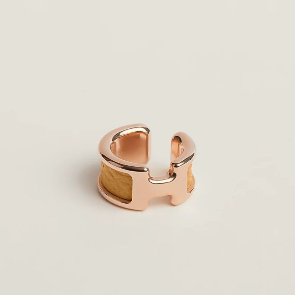 圖片 Hermes Olympe Ear cuff 餅乾玫瑰金耳骨夾
