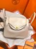 圖片 Hermes Lindy 30 swift 皮 粉筆白 O 刻 99新