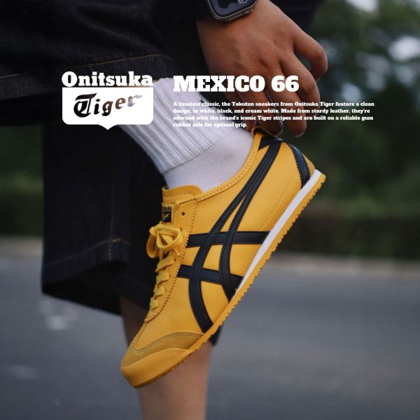NICEDAY 代購 Onitsuka Tiger 鬼塚虎 Ｍexico 66 黃黑 黑黃 黃 李小龍 夕陽 橘黃 1183A746-751