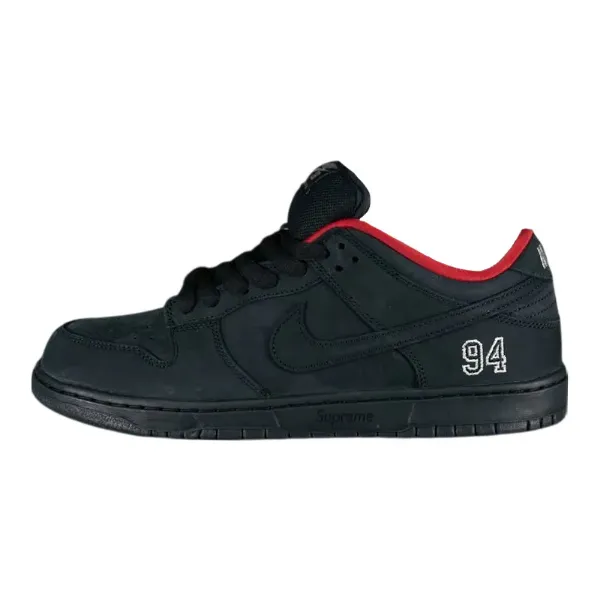 圖片 預購 Supreme x Nike SB Dunk Low "94 Black" 聯名款 麂皮 黑94 男鞋 HQ8487-001